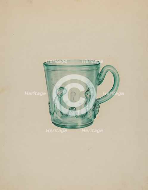 Mug, c. 1939. Creator: Van Silvay.