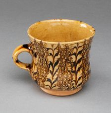 Mug, Staffordshire, c. 1690-1710. Creator: Staffordshire Potteries