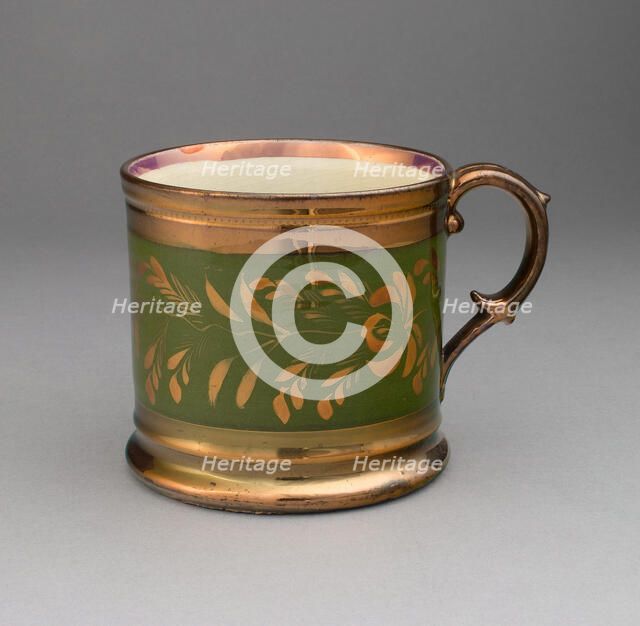 Mug, Staffordshire, c. 1830. Creator: Staffordshire Potteries.