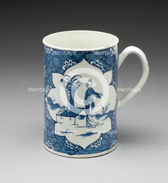 Mug, Worcester, 1765/75. Creator: Royal Worcester.