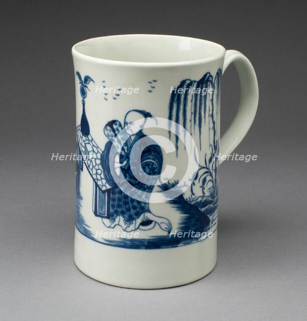 Mug, Worcester, 1765/75. Creator: Royal Worcester.