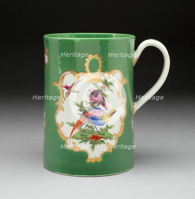 Mug, Worcester, 1765/75. Creator: Royal Worcester.