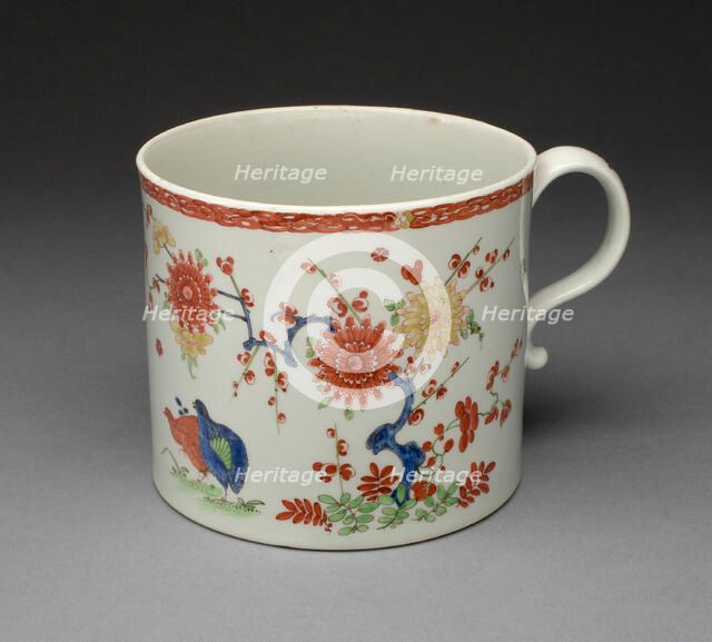 Mug, Worcester, c. 1760/70. Creator: Royal Worcester.
