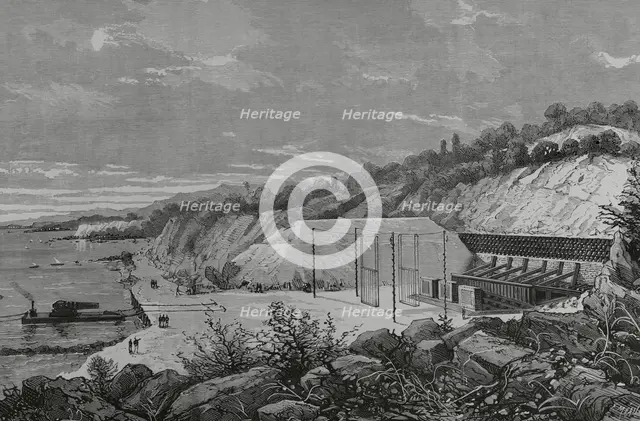 Muggiano Polygon, (La Spezia), Italy, 1883. Creator: Fortune Meaulle.