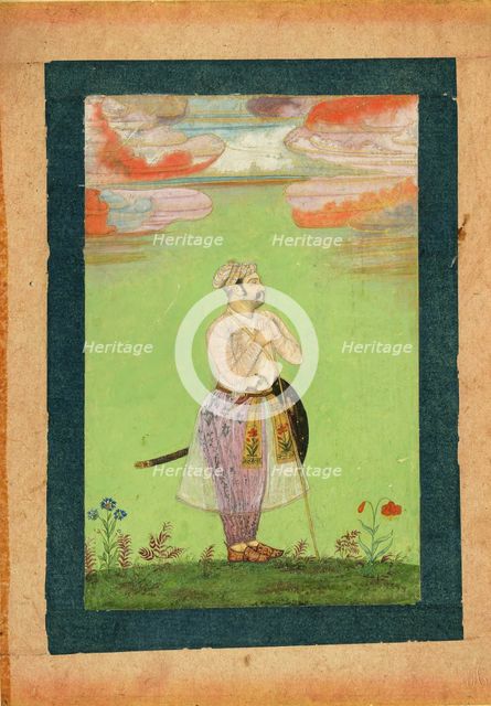 Mughal officer, c. 1650. Artist: Indian Art  