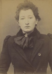 [Mugshots of Suspected Anarchists from French Police Files], 1891-95. Creator: Alphonse Bertillon