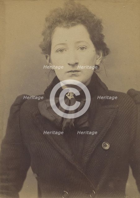 [Mugshots of Suspected Anarchists from French Police Files], 1891-95. Creator: Alphonse Bertillon.