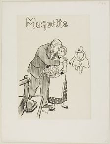 Muguette, 1892. Creator: Theophile Alexandre Steinlen