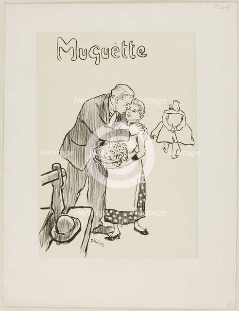 Muguette, 1892. Creator: Theophile Alexandre Steinlen.