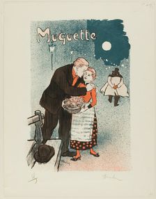 Muguette, 1892. Creator: Theophile Alexandre Steinlen