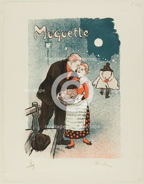 Muguette, 1892. Creator: Theophile Alexandre Steinlen.