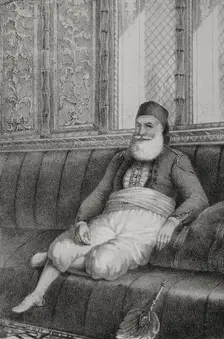 Muhammad Ali, (1769-1849), Pasha of Egypt from 1805 to 1848, 1852. Creator: Julio Donón