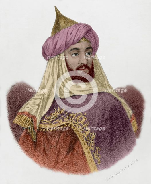 Muhammad I of Granada, (1195-1273), also known as Ibn al-Ahmar, 1869. Creator: Unknown.