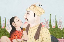 Muhammad Shah (reigned 1719-1748) and a Woman in Union (image 3 of 3), c1830. Creator: Unknown
