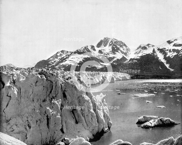 Muir Glacier, Alaska, USA, 1893.Artist: John L Stoddard