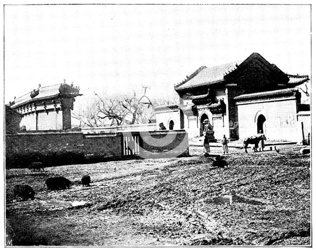 Mukden: Temple of the Queen of Heaven, 1895. Creator: Unknown.