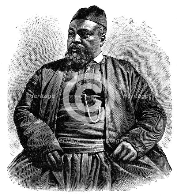 Mulai Tayeb, the Sheriff of Wezzan, North Africa, 1895.Artist: Henri Thiriat