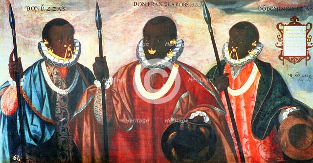 Mulattoes from Esmeraldas, Painting, 1599.