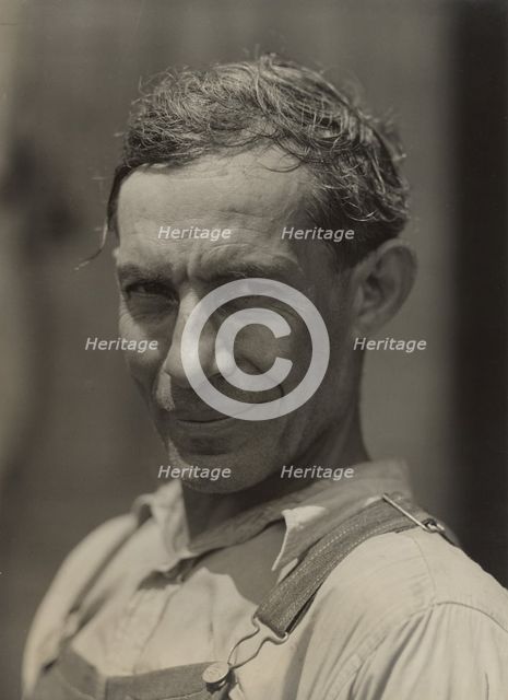 Mulatto Worker on John Henry cotton plantation, Melrose, Louisiana, 1940. Creator: Marion Post Wolcott.