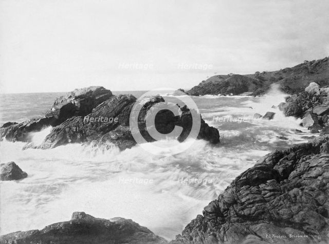Mulgumpin, (Moreton Island), Cape Cliff, 1894. Creator: Poul C Poulsen.