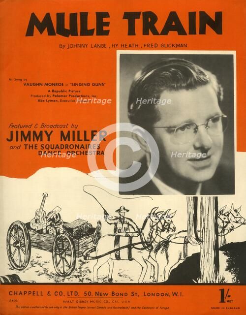 'Mule Train', 1947 . Creator: Unknown.