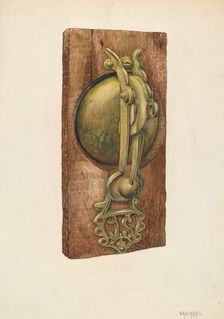 Mule Car Bell, c. 1939. Creator: William Kieckhofel