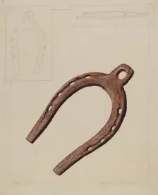 Mule Shoe, c. 1937. Creator: Manuel G. Runyan