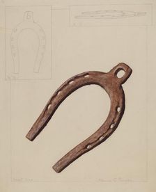 Mule Shoe, c. 1937. Creator: Manuel G. Runyan