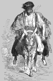 Muleteer of the Neighbourhood of Granada; An Autumn Tour in Andalusia 1875. Creator: Gustave Doré