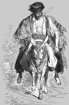 Muleteer of the Neighbourhood of Granada; An Autumn Tour in Andalusia 1875. Creator: Gustave Doré