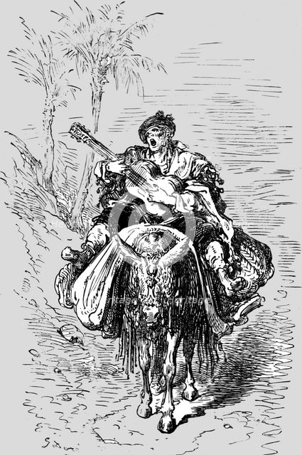 'Muleteer of the Neighbourhood of Malaga; An Autumn Tour in Andalusia', 1875. Creator: Gustave Doré.