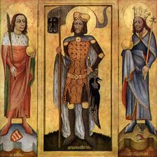 Mulhouse Altarpiece, open, c1385 (1955)