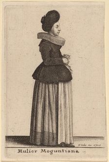 Mulier Moguntiana. Creator: Wenceslaus Hollar