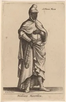 Mulier Moresca. Creator: Wenceslaus Hollar