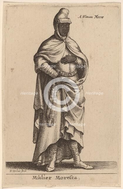 Mulier Moresca. Creator: Wenceslaus Hollar.