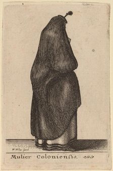 Mulier Coloniensis. Creator: Wenceslaus Hollar