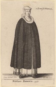 Mulier Danica. Creator: Wenceslaus Hollar