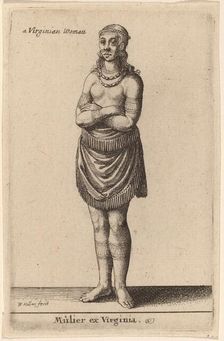 Mulier ex Virginia. Creator: Wenceslaus Hollar