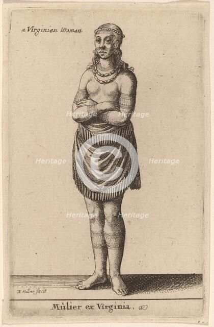 Mulier ex Virginia. Creator: Wenceslaus Hollar.