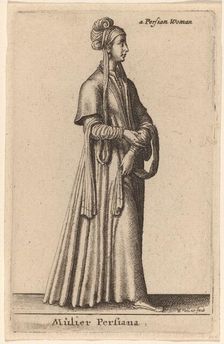 Mulier Persiana. Creator: Wenceslaus Hollar