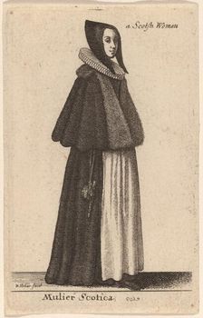 Mulier Scotica. Creator: Wenceslaus Hollar