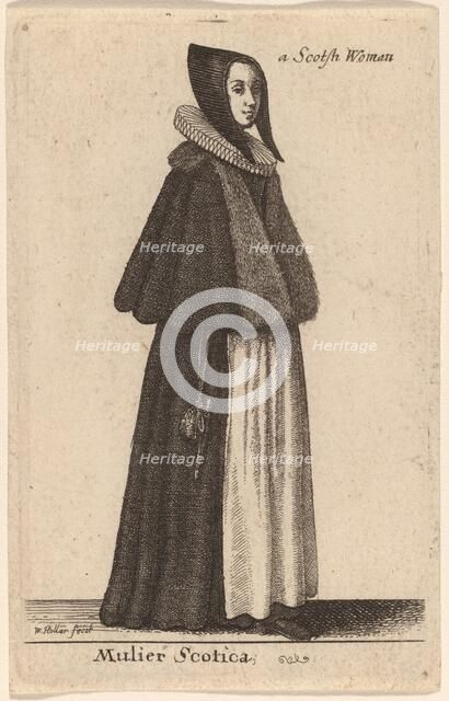 Mulier Scotica. Creator: Wenceslaus Hollar.