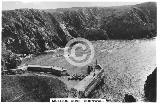 Mullion Cove, Cornwall, 1936. Artist: Unknown