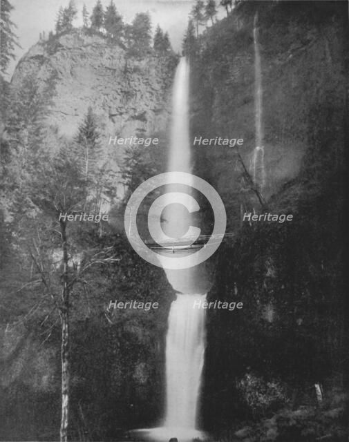 'Multinomah Falls', 19th century. Artist: Unknown.