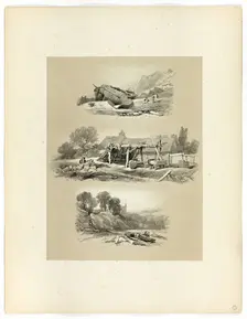 Mumbles, from Picturesque Selections, c. 1859-60. Creator: James Duffield Harding