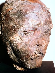 Mummified head of a Scythian chief, 5th century BC