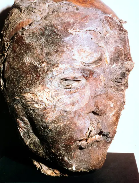 Mummified head of a Scythian chief, 5th century BC. Artist: Unknown