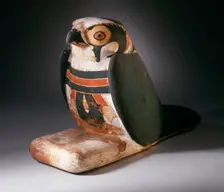 Mummiform Falcon with Inscribed Menat, Third Intermediate Period (1070-712 B.C.). Creator: Unknown