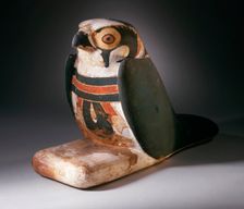 Mummiform Falcon with Inscribed Menat, Third Intermediate Period (1070-712 B.C.). Creator: Unknown