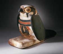 Mummiform Falcon with Inscribed Menat, Third Intermediate Period (1070-712 B.C.). Creator: Unknown